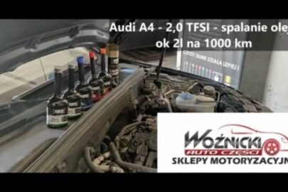 Audi a4 – 2,0 TFSI – spalanie oleju ok 2l/1000 km – „Regeneracja” chemiczna silnika procedurą Forte